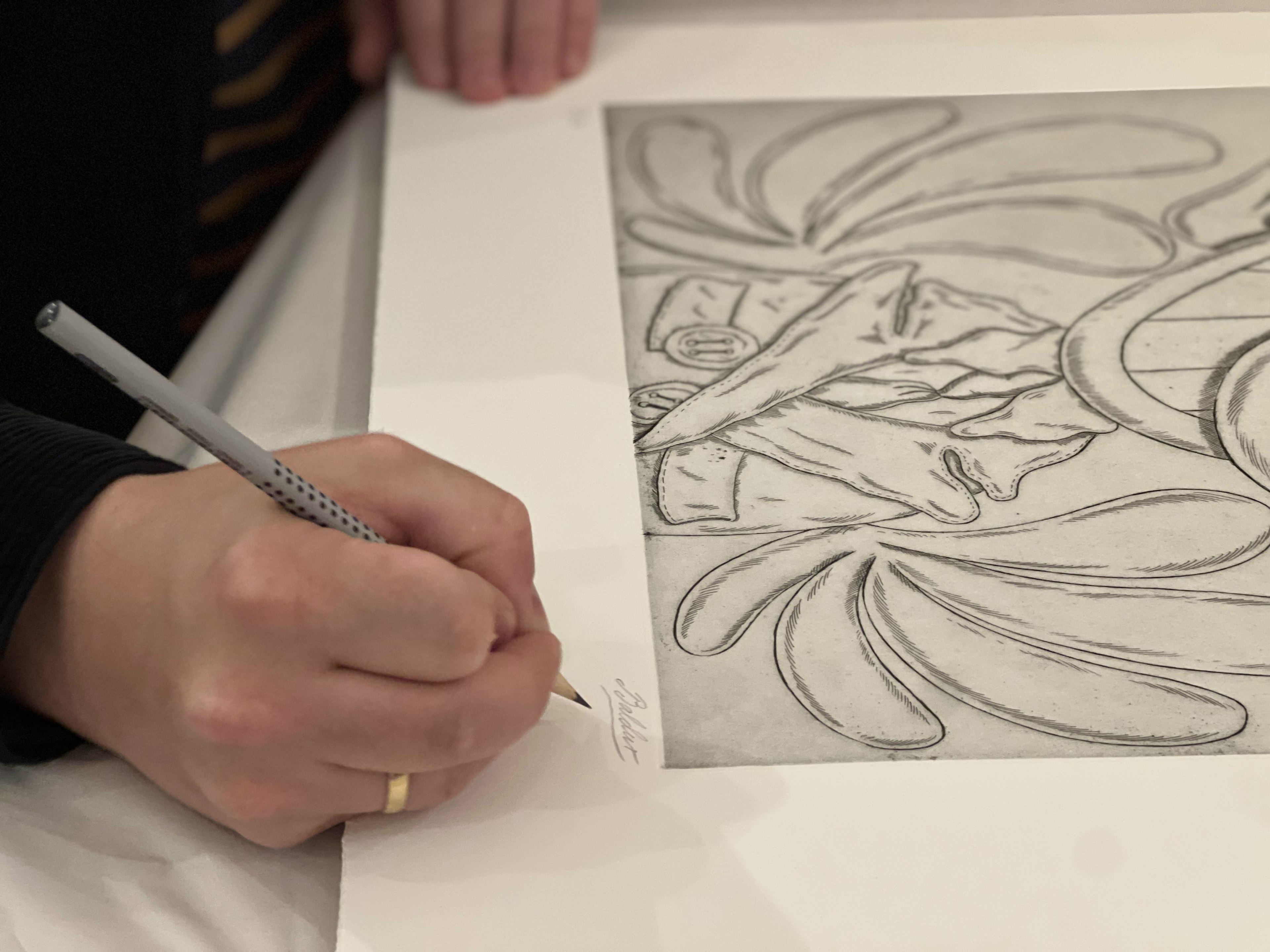Collective Post - Baldur Helgason turns his hand to etching 🖋