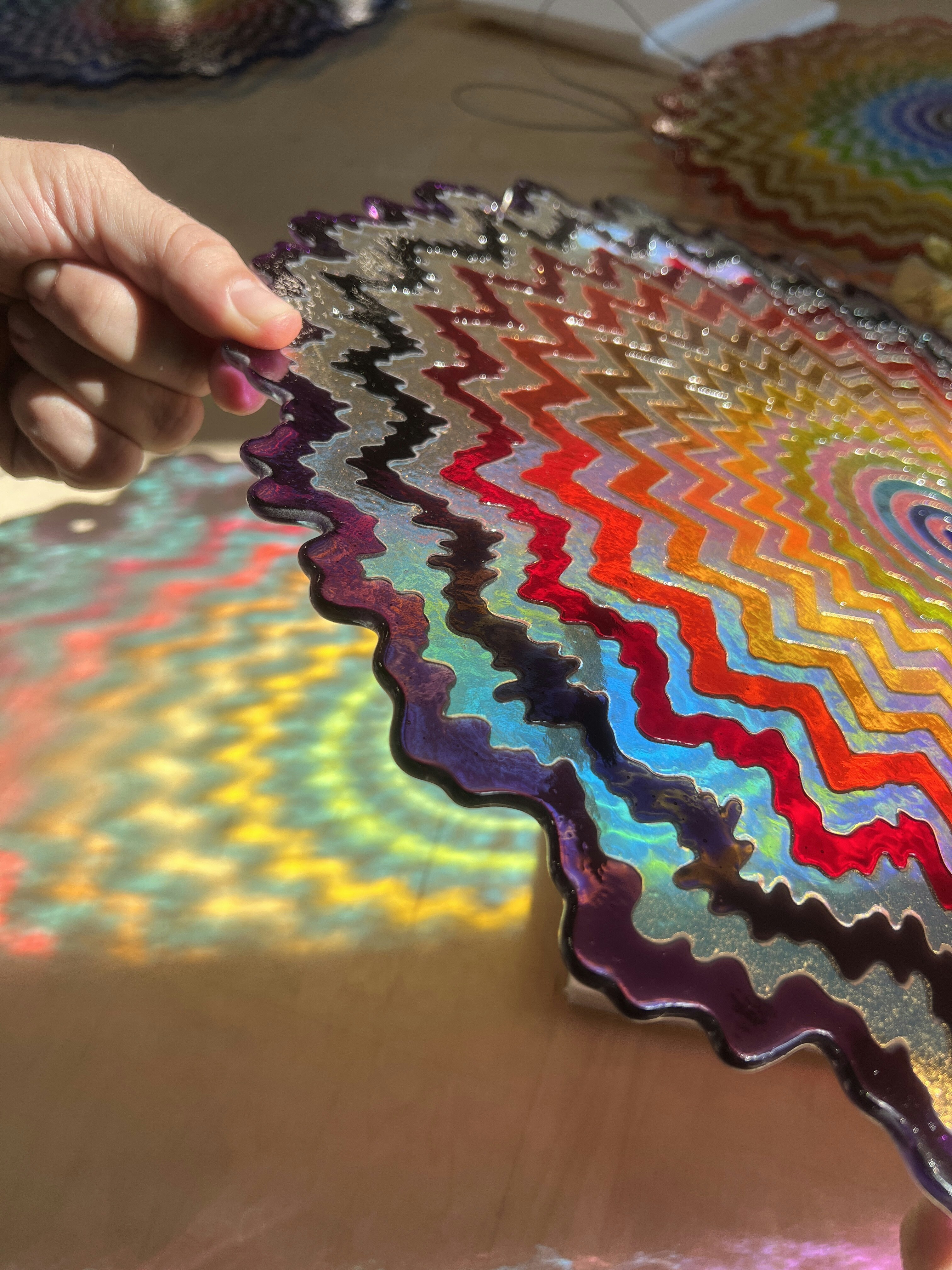 Collective Post - The making of Dichroic Mandala 🌀