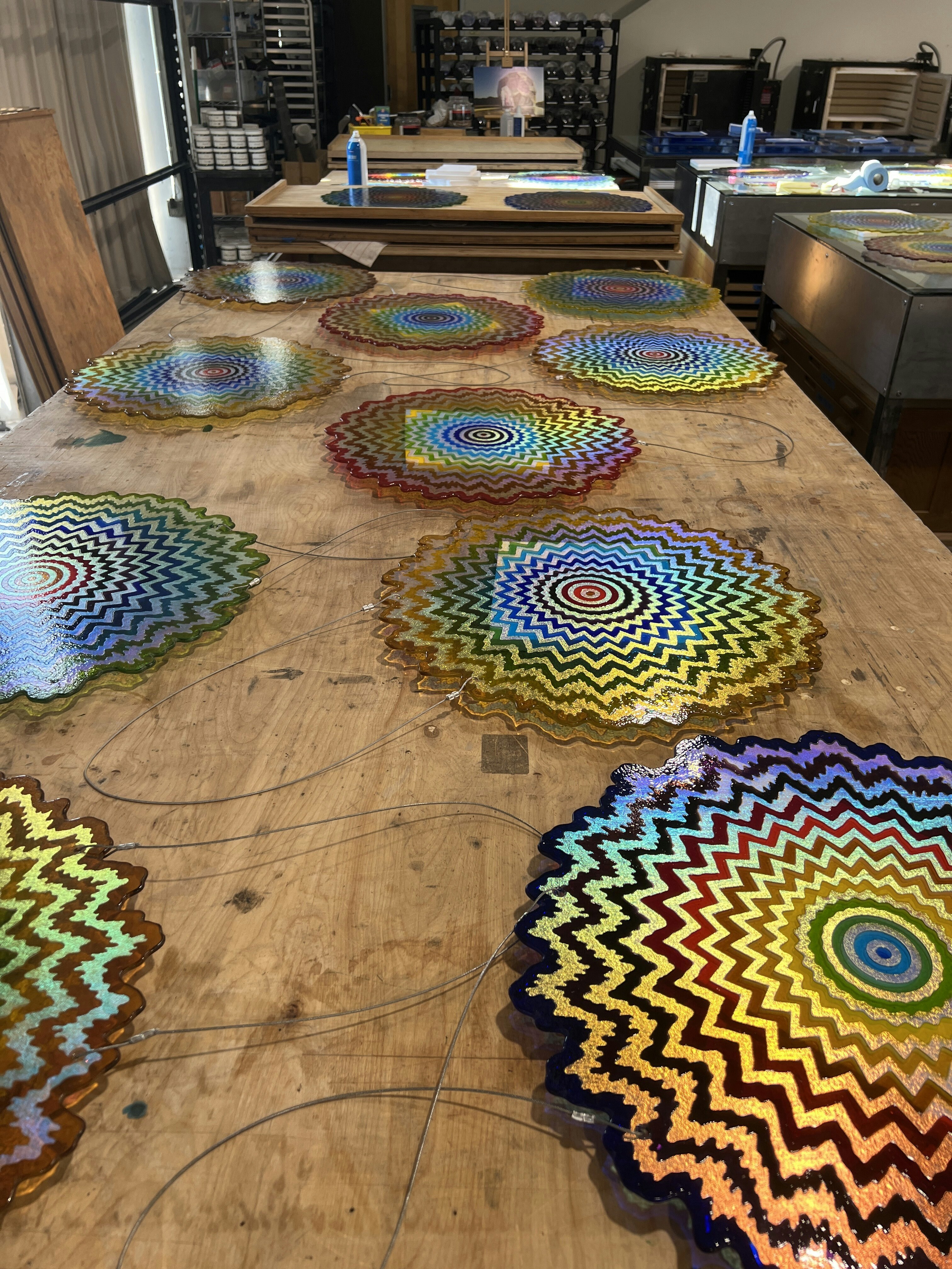 Collective Post - The making of Dichroic Mandala 🌀