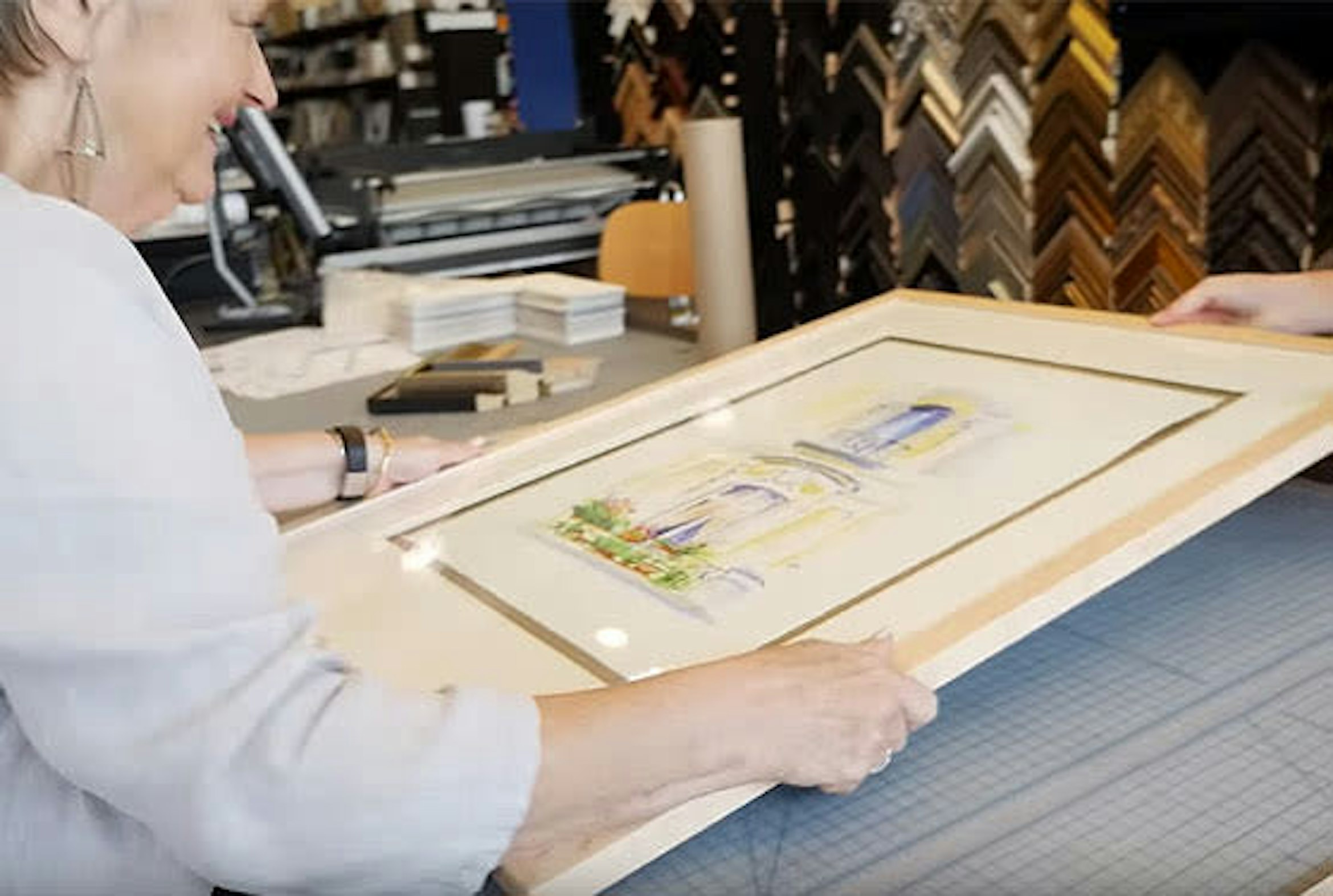 Blick Art Materials, picture framer in Seattle